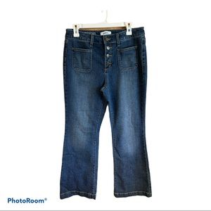 Sonoma wide leg Jean button fly size 10